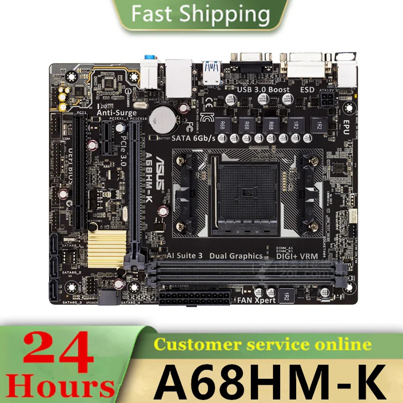 งานทดสอบ 100% A68HM-K LGA1151 DDR3 ATX