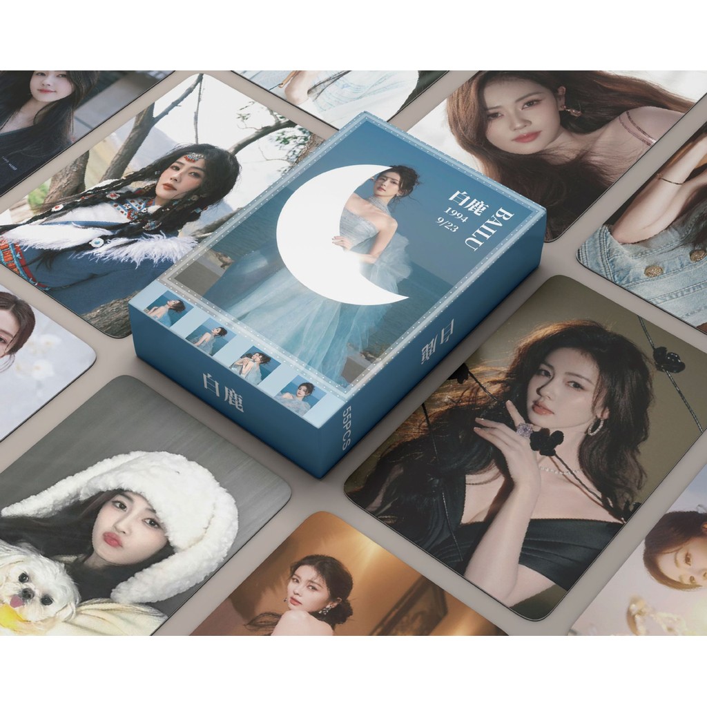 50-55pcs Drama Actor Bai Lu Ao Ruipeng โฮโลแกรม Lomo การ์ด Moonlight Mystique Holographic Photocards
