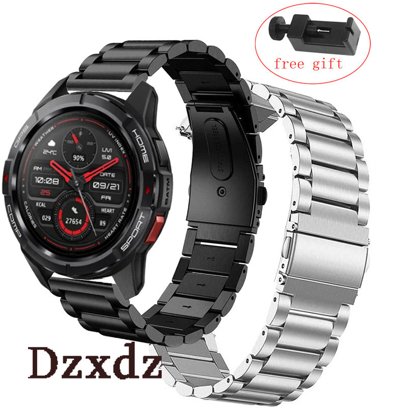 สาย Mibro Watch GS Active สายนาฬิกาข้อมือสเตนเลส โลหะ อุปกรณ์เสริม สําหรับ Mibro Watch GS Active Sma