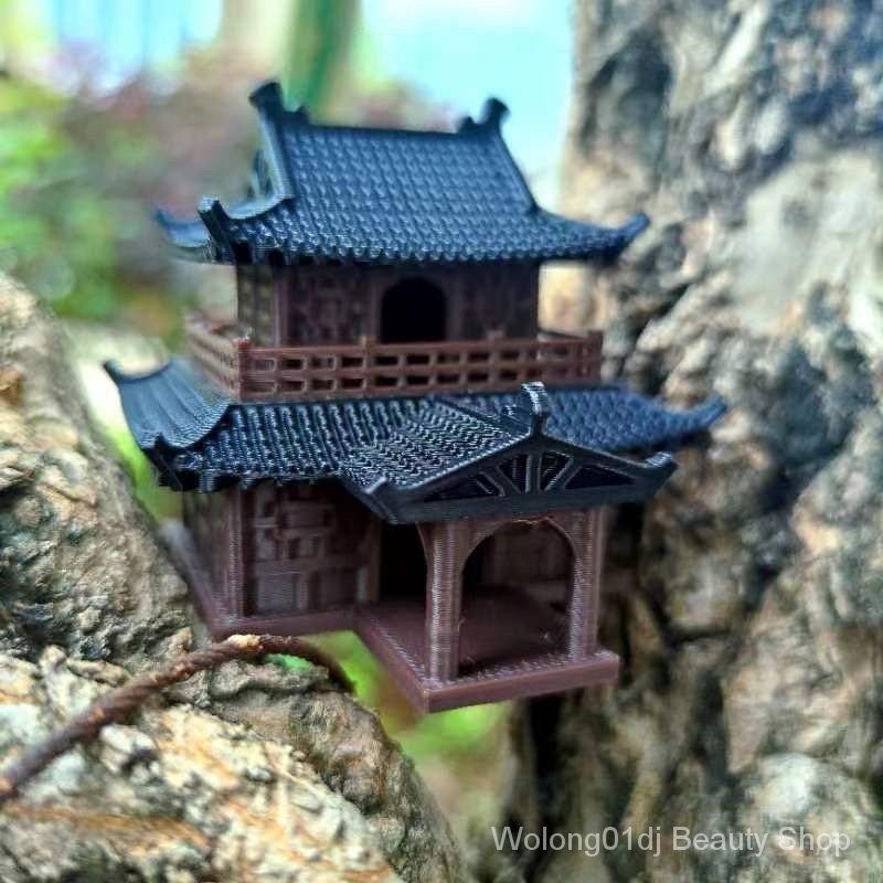 โมเดลบอนไซ 3d สไตล์โบราณ สําหรับตกแต่งบ้าน ตู้ปลา