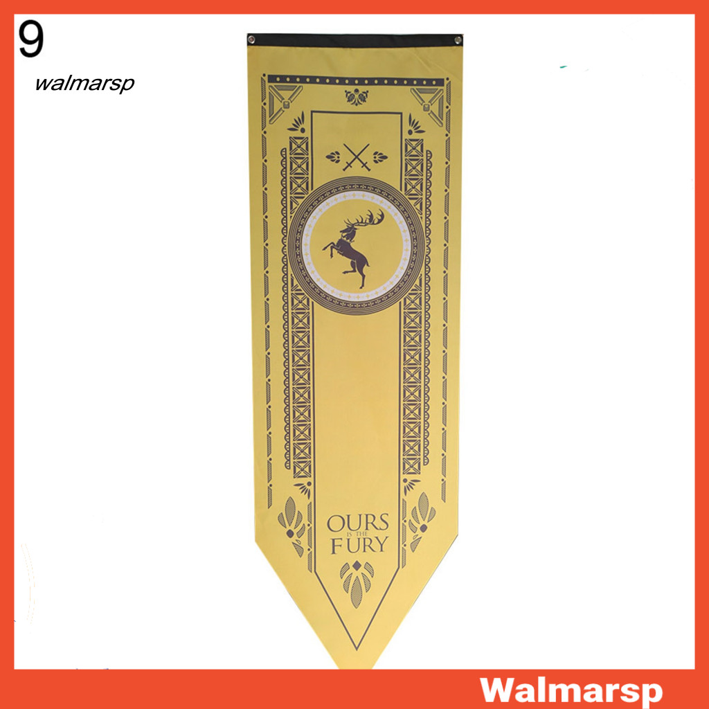 [WMP] ธงแบนเนอร์ ลาย Game of Thrones Eagle Dragon Lion สําหรับแขวนตกแต่งบ้าน