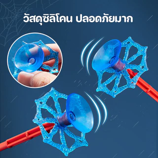 🕸️การจัดส่งที่รวดเร็ว🕸️ ตัวเปิดสไปเดอร์แมน ด้วยขอบเขตอินฟราเรด Spiderman ของเล่นยิงปืน ยิงถ้วยดูด