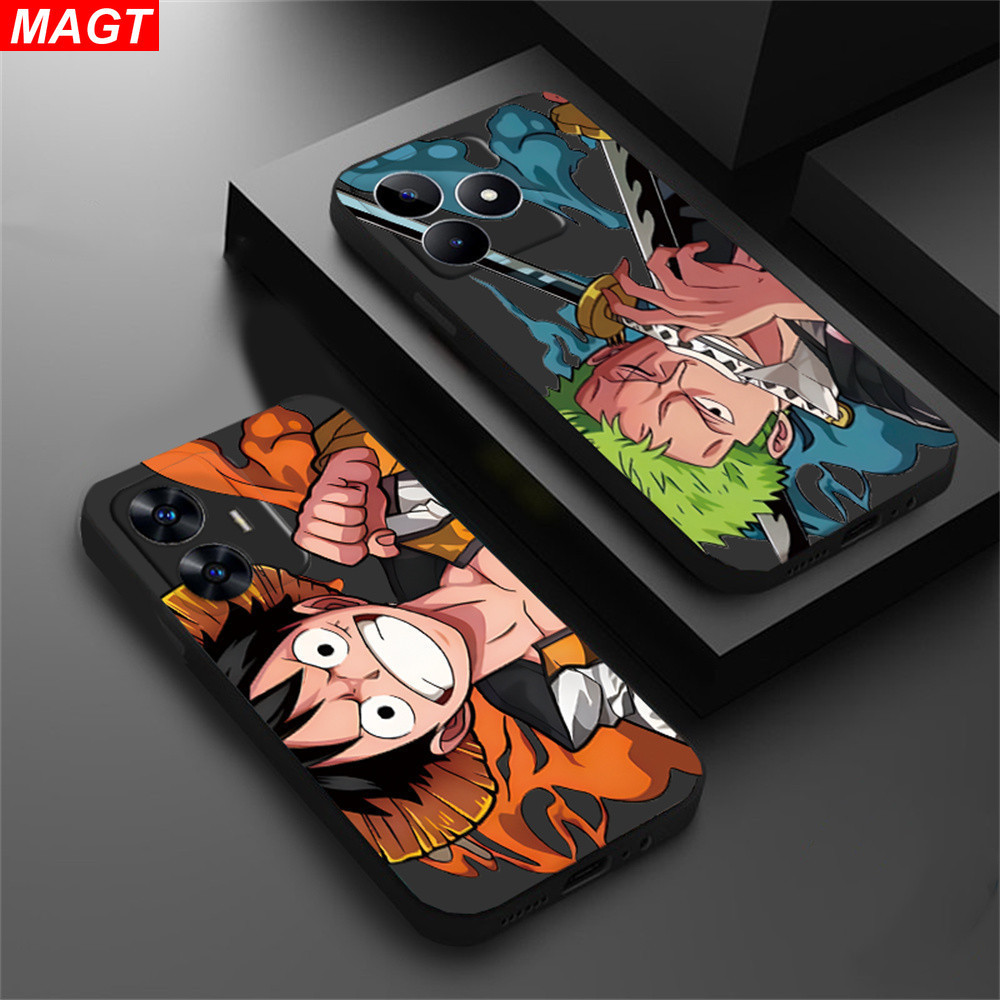 เคสโทรศัพท์มือถือ ลายการ์ตูนลูฟี่โซโร่ สร้างสรรค์ สําหรับ Realme C53 C55 11 C51 10 C35 C33 C31 C30 C