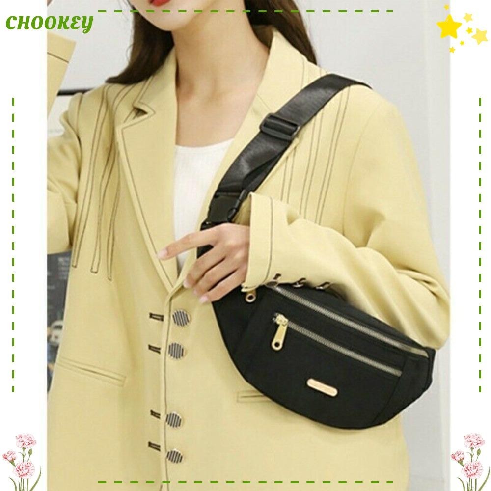 Chookey Fanny กระเป๋าคาดเอว กันน้ํา แฟชั่น หลากสี กระเป๋าถือ เคลื่อนไหวได้ สําหรับผู้ชาย ผู้หญิง