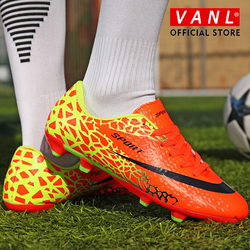 TF Soccer Shoes รองเท้ากีฬา รองเท้าฟุตบอล แบบหนามยาว สําหรับเด็กผู้ชาย Size:31-43