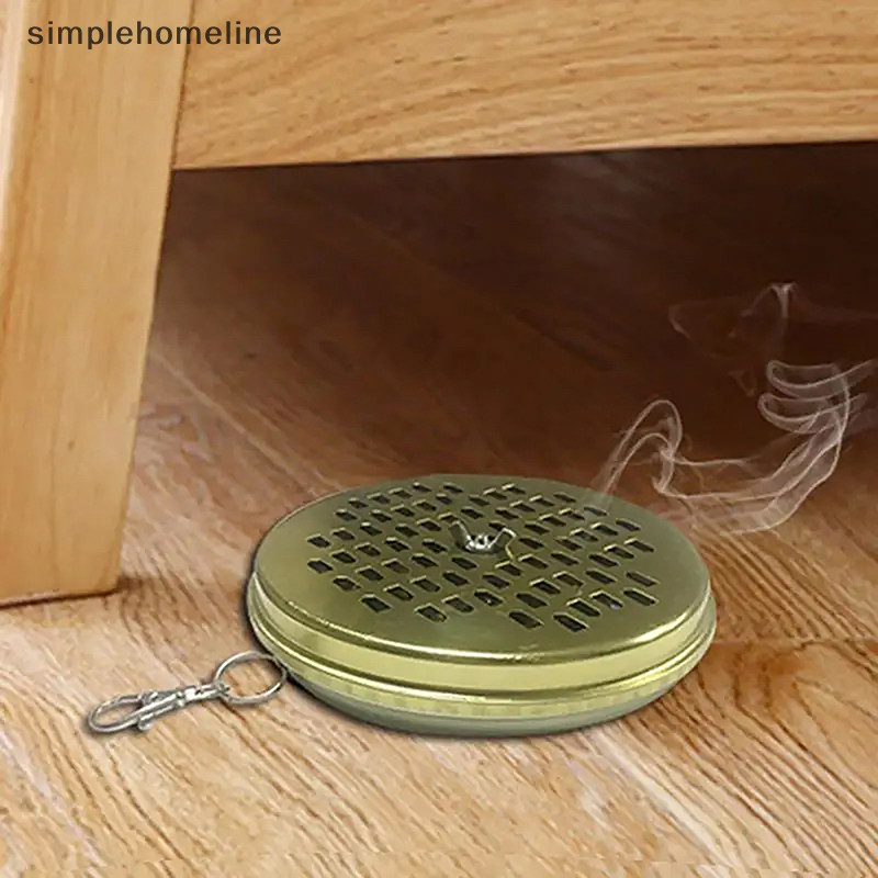 [simplehomeline] ถาดโลหะ สําหรับใส่ยากันยุง และแมลง พร้อมตะขอ