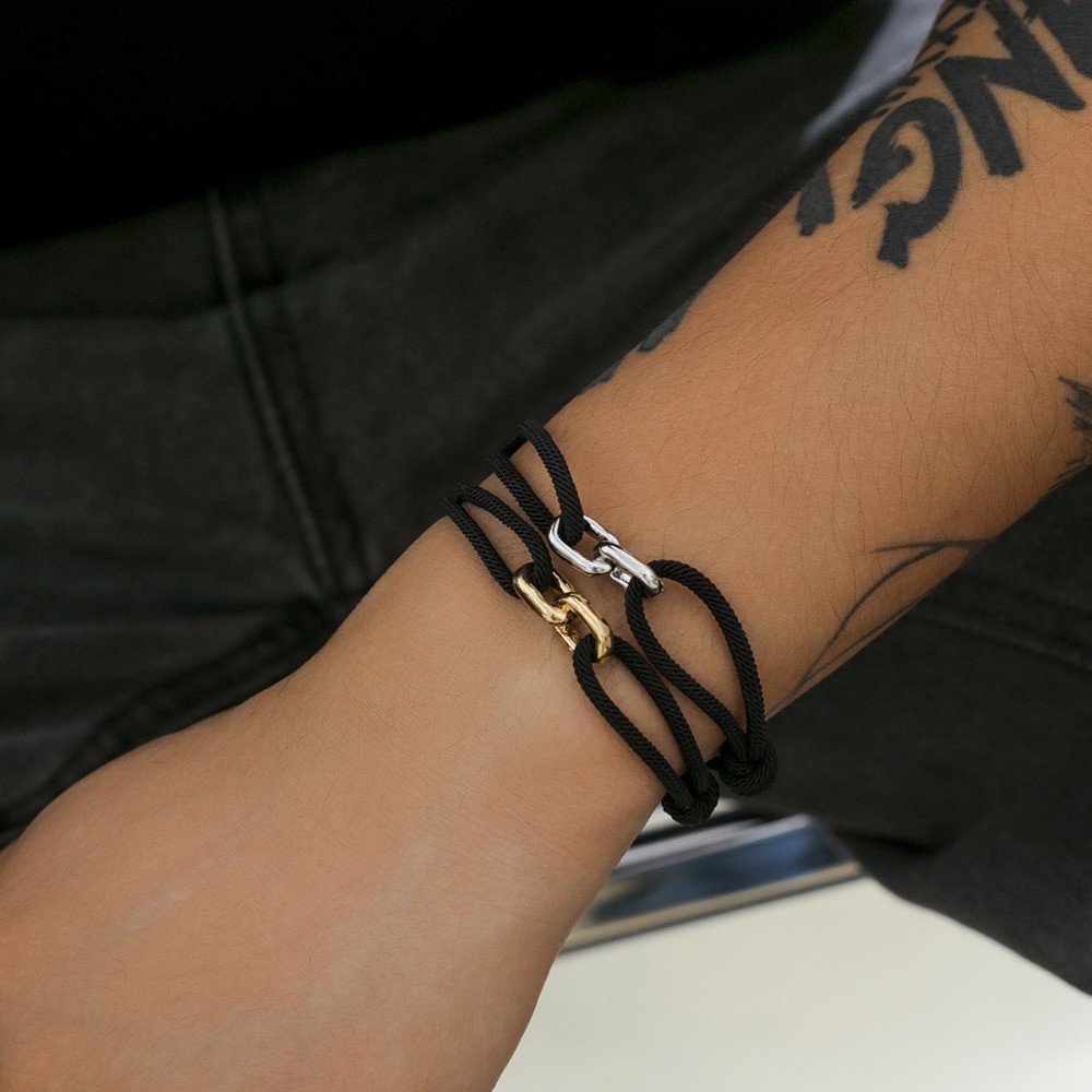 Charm เชือกทอสร ้ อยข ้ อมือมิตรภาพปรับผู ้ ชายสร ้ อยข ้ อมือเครื ่ องประดับ
