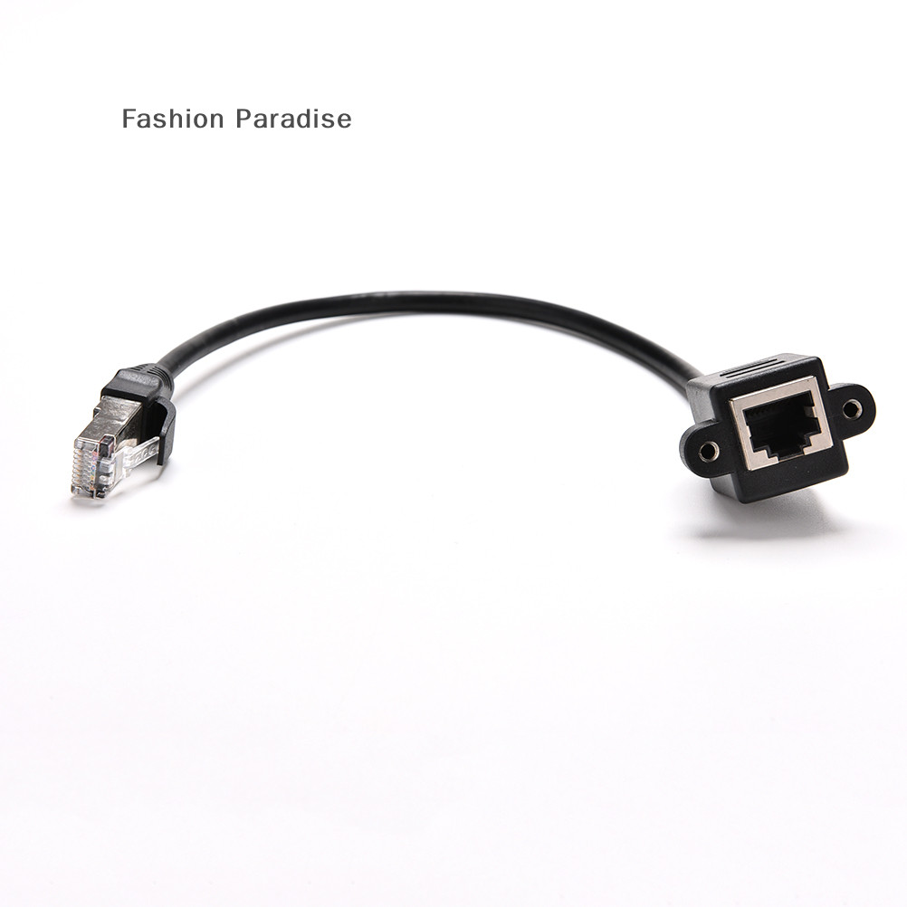 [chenyoubing] สายเคเบิลเครือข่ายอีเธอร์เน็ต LAN RJ45 ตัวผู้ เป็นตัวเมีย 1 ฟุต