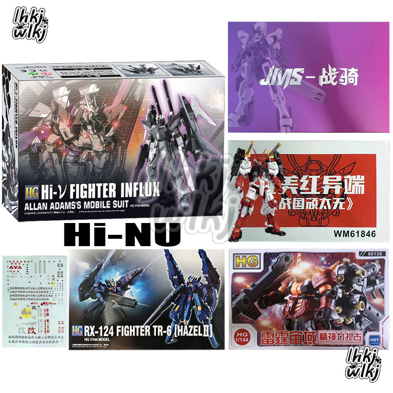 สินค้าใหม่ กันดั้ม Influx Darkly Hi Nu Vrabe Gundam HG Sengoku Astray Schwarzette Psycho Zaku ของเล่นสําหรับเด็ก