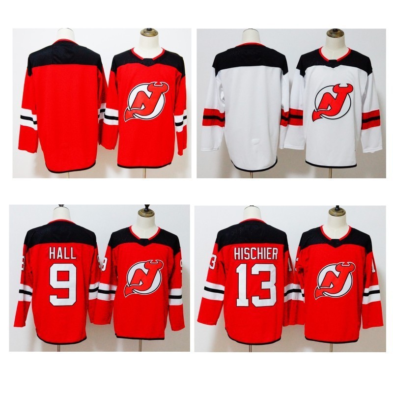 Nhl Hockey Jersey Hockey Jersey Hockey Jersey New Jersey Devils Hiphop ขนาดใหญ ่ หลวม