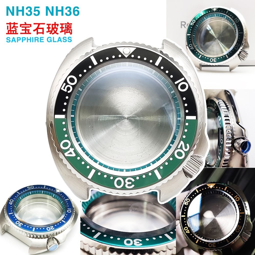 [ คุณภาพ Seiko ] ดัดแปลง Seiko Abalone นาฬิกา Sapphire Ceramic Bezel เหมาะสําหรับ NH3536 การเคลื ่ อนไหว SKX007 เต ่ าทะเล