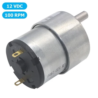 มอเตอร์เกียร์ มอเตอร์อเนกประสงค์ JGB37-520 Motor gear DC 6V 12V 24VDC 12/45/100/107/200/320/600/960RPM (แกนขนาด 6mm, ...