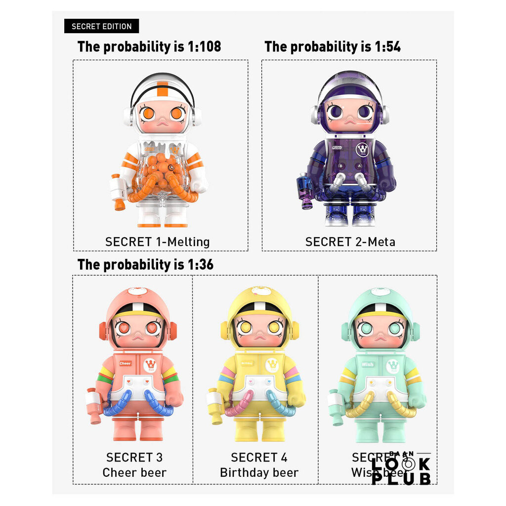 เลือกตัวได้ Molly : Mega Molly space V.2 Pop Mart รูปที่ 4