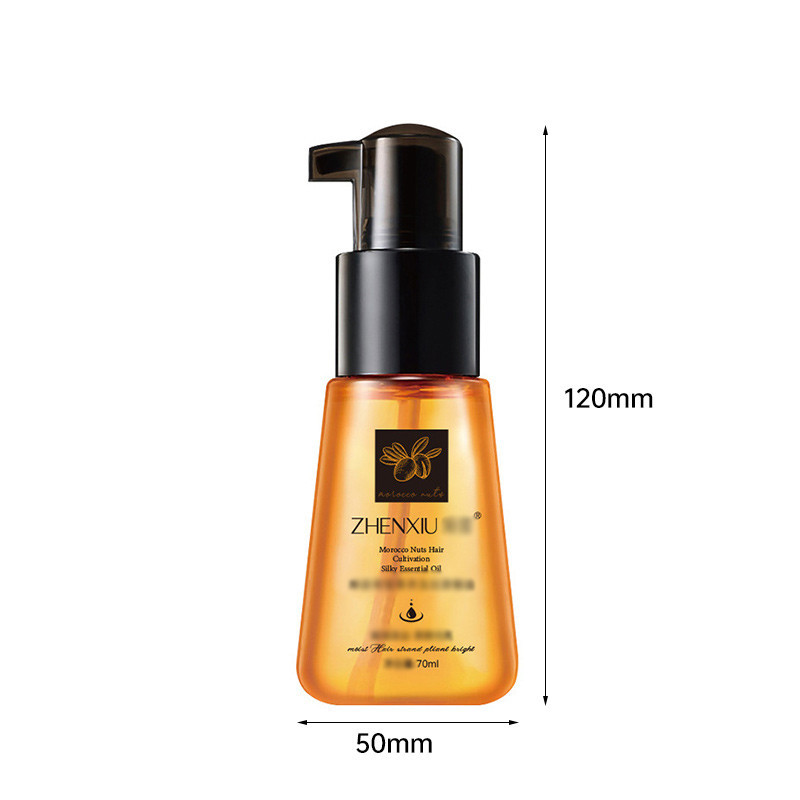 【BK】ZHENXIU น้ำมันดูแลผม โมร็อกโก 70 มล ซ่อมผม ซีรั่ม น้ำมันหอมระเหย-BK