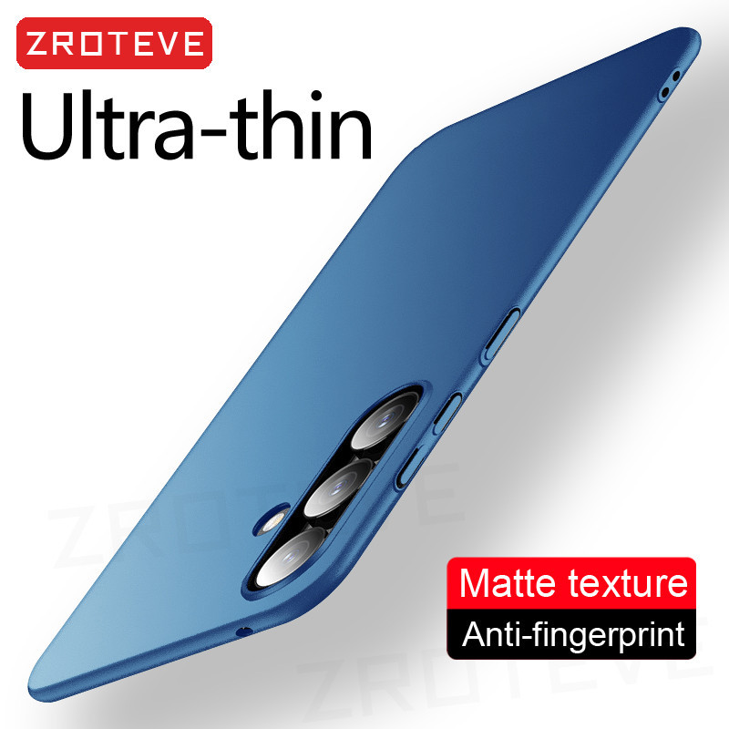 ZROTEVE Slim Frosted Hard PC สําหรับ Samsung Galaxy A55 A56 A57 A54 A35 A25 A15 A54 A34 A14 A16 A26 A36 A17 A37 กรณี