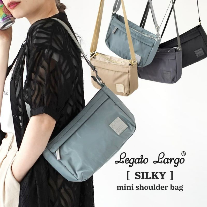 Anello Largo Mini Messenger Bag กระเป ๋ าสะพายไหล ่ ผู ้ หญิง Commuter Mini ความจุขนาดใหญ ่