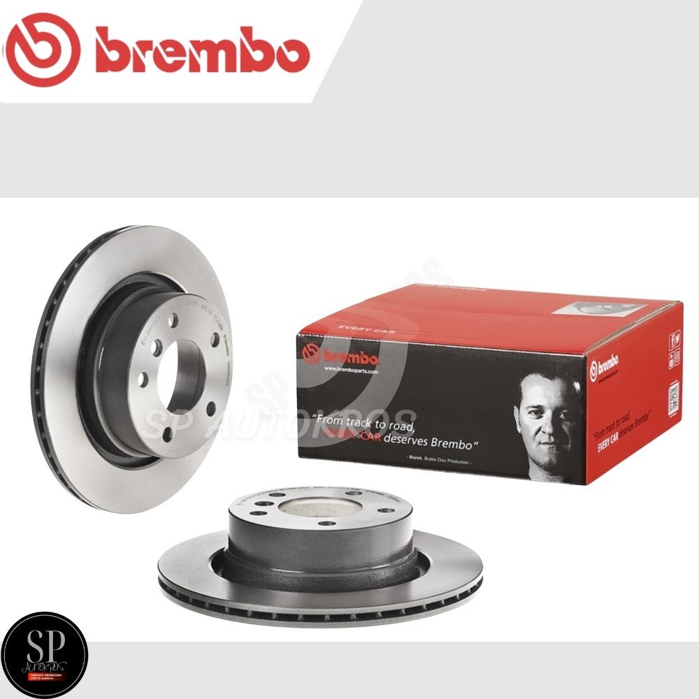 BREMBO จานเบรคหลัง BMW Z4 E85 (3.0) (HC) 03-09 09 9869 81