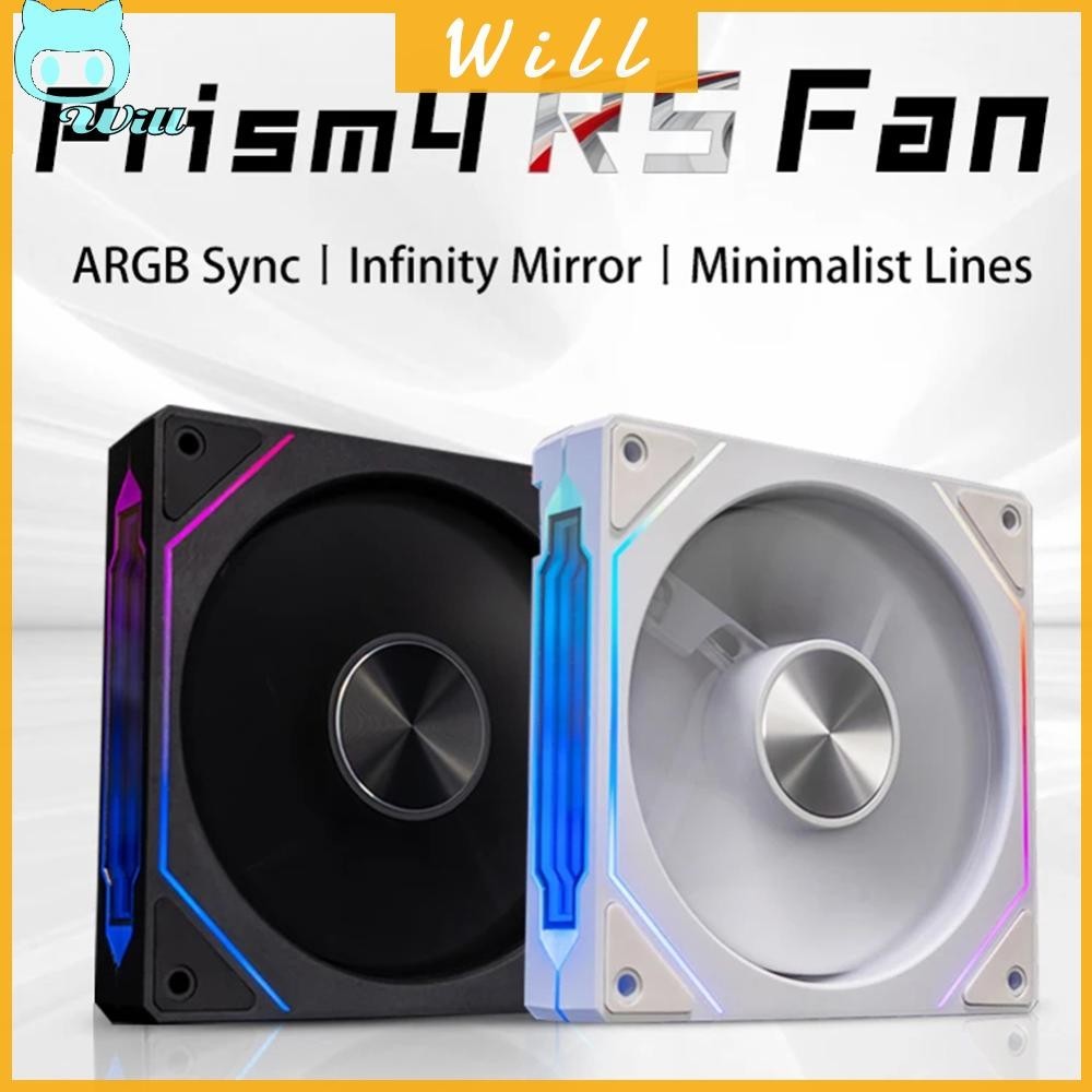 120 มม.PC Case Fan Infinite Mirror Effect 5V 3Pin ARGB 4Pin PWM Case Cooler Fan