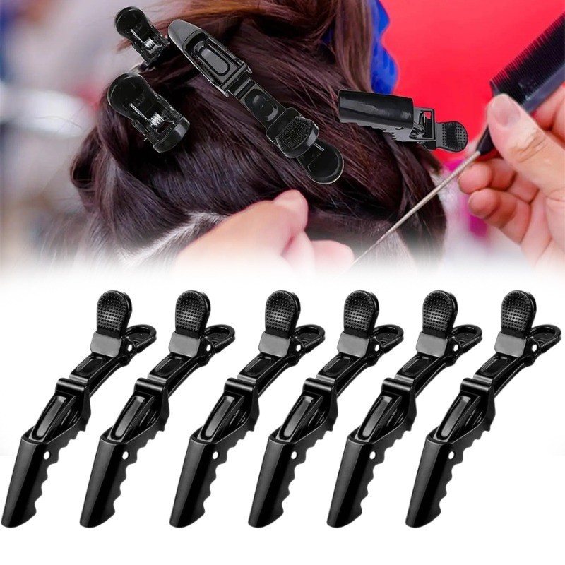 5 ชิ้นกิ๊บพลาสติก Hairdressing Clamps Claw ส่วนคลิปจระเข้ตัดผมสําหรับ Salon จัดแต่งทรงผมอุปกรณ์เสริมผม Hairpin คลิปจระเข้ Salon DIY อุปกรณ์เสริม