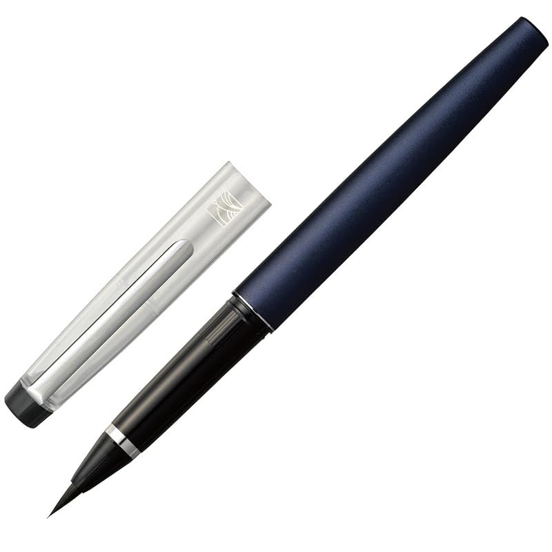 Wu Takeshi Brush Pen, Wu Takeshi 10,000-Year Brush Navy DT120-3