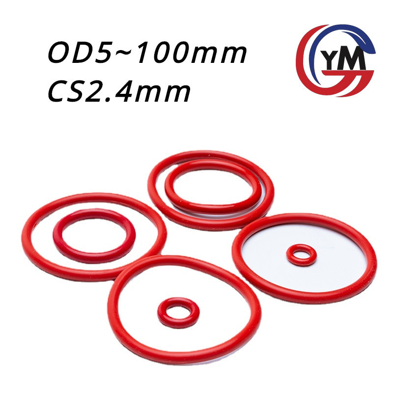 [ Ymh1] โอริง ORing O-ring ยางโอริง VMQ เลือกขนาดได้ (OD5 ~ 100 mm * CS2.4 mm )