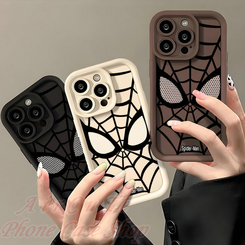 เคส VIVO Y18 Y17S Y36 Y27 Y27S Y22 Y22S Y21 Y21S Y21T T1X Y20 Y20S Y19 Y17 Y16 Y15 Y15S Y12 Y12S Y12A Y11 Y03 Y02 Y02A Y02T Y02S Y01 Y01A Y100 Y91C Y1S Y50 Y35 Y33S Y33T Y31 Y30 4G 5G Protect Camera Raised Frame Spider-Man Soft Case