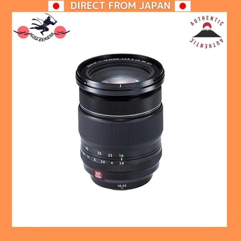 The Fujifilm X interchangeable lens Fujinon zoom standard large diameter 16-55mm F2.8 is dust-proof, drip-proof, and low-temperature resistant. It features a linear motor for silent operation and a aperture ring for the XF16-55MMF2.8 R LM WR.