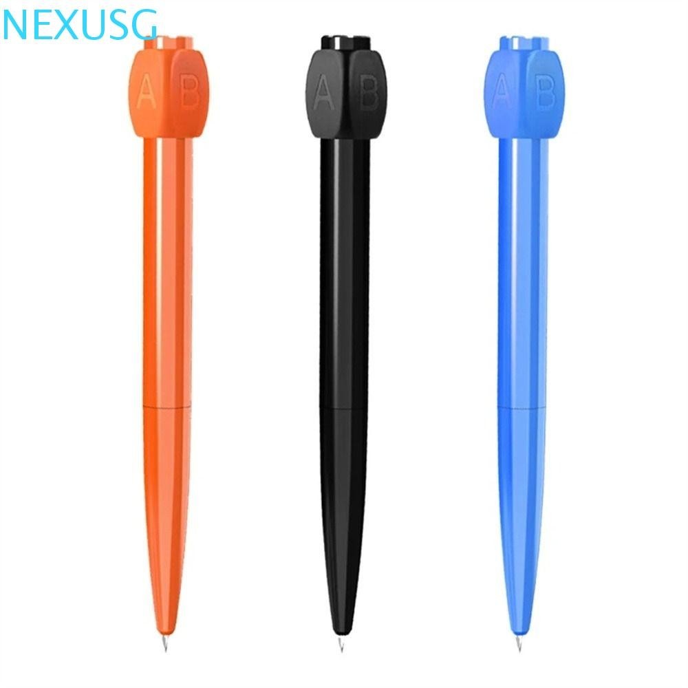 Nexusg Answer Pen, ABCD เลือกบุคลิกภาพ Rotatable Gel Pen, ความแปลกใหม ่ การเขียนยาก 0.5 มม.โรตารี Neutral ปากกา Artifact การประชุม