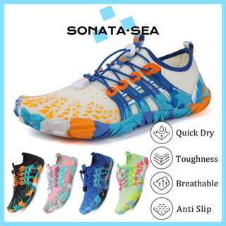 รองเท้าผ้าใบกันน้ำกันลื่นแห้งเร็วรองเท้าปีนเขาสำหรับการเดินใ…