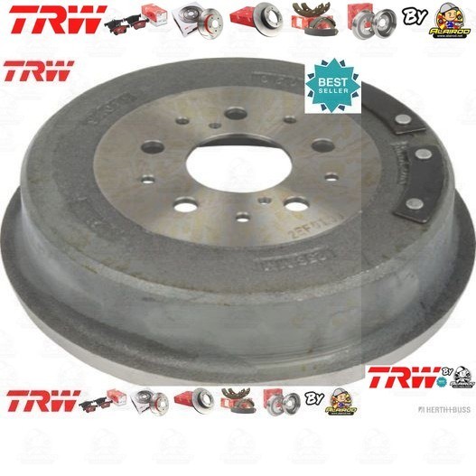 TRW จานดรัมเบรค 1 ใบ จานดรัมเบรคหลัง หล็กเกรด GG20 DB 7013  Toyota Tiger ,Tiger D4D 2WD ตัวเตี้ย ปี 1998-2004