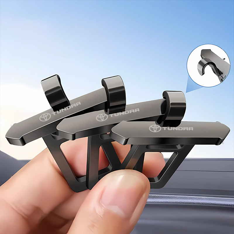 1/2 ชิ ้ นสําหรับ Toyota Tundra Hook ออกแบบโลหะผสมสังกะสีวัสดุรถเข ็ มขัดนิรภัยหัวเข ็ มขัดอุปกรณ ์ เสริม
