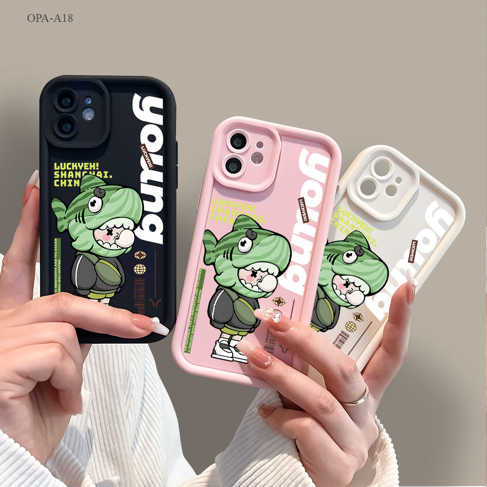 OPPO A18 A17 A38 A31 A15 A16 A3S A58 A54 A94 A57 A7 A5S A12 A9 A16K A78 A74 A76 Reno 10 5 Pro 4G 5G 2020 เคสออปโป้ JT