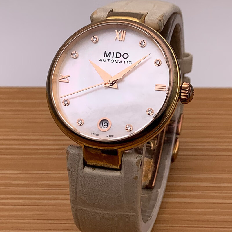 Mido/baroncelli Series M022.207.36.116.10 เครื ่ องจักรอัตโนมัติ33mmนาฬิกาผู ้ หญิง