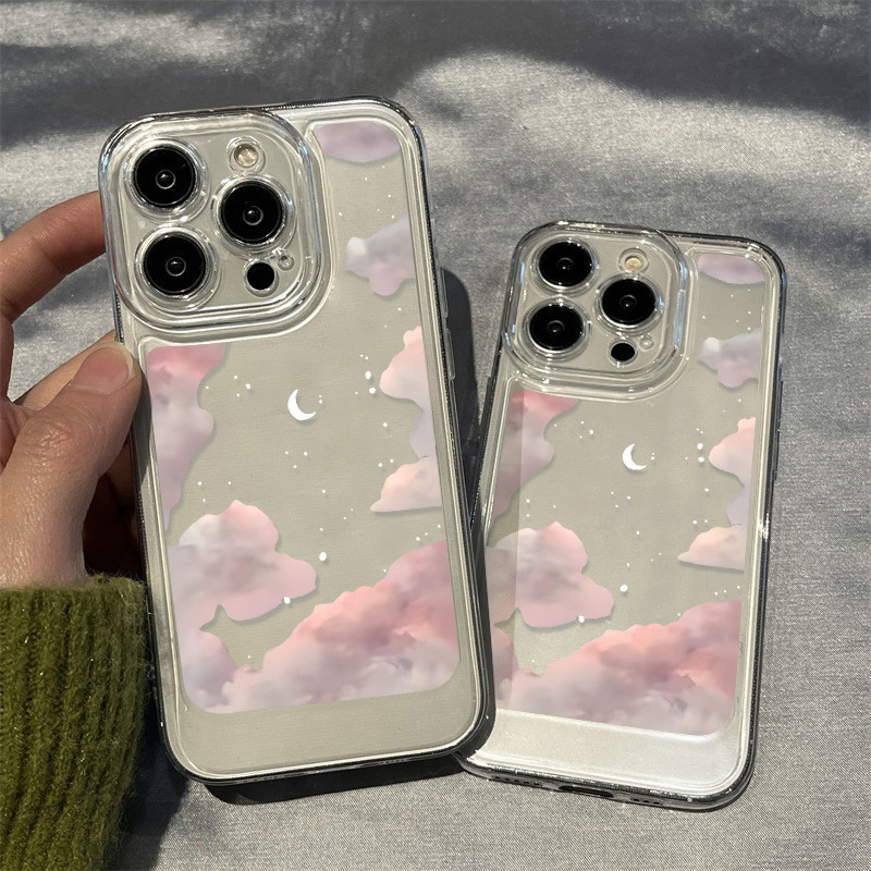 Space Case for Samsung A07 A17 A06 A16 A55 S25 A54 A15 A05 A05S A34 A24 A22 A23 A14 A35 A53 A12 A32 Clear กันกระแทก - รูปที่ 2