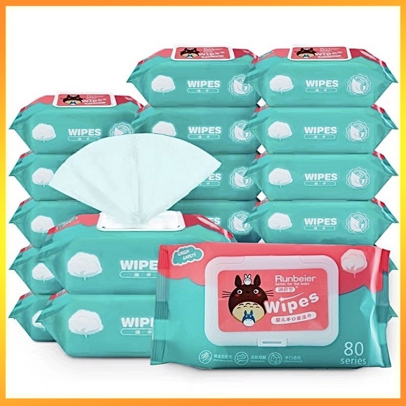 YTL  ถูกที่สุด ทิชชู่เปียก กระดาษเปียก Baby Wipes สูตรบริสุทธิ์ ผ้านุ่มไม่บาดผิว