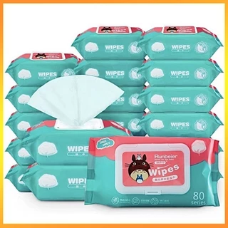 YTL 🚩ถูกที่สุด🚩ทิชชู่เปียก กระดาษเปียก Baby Wipes สูตรบริสุทธิ์ ผ้านุ่มไม่บาดผิว