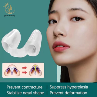 [goushbshiy ] หลังผ ่ าตัดศัลยกรรมจมูกสนับสนุนซิลิโคน Shaping Crooked Nose Correction Fixator ซิลิกาเจลคลิปจมูก TH