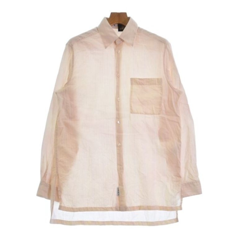 Loewe Ping PINK O Shirt stripe Direct from Japan Secondhand