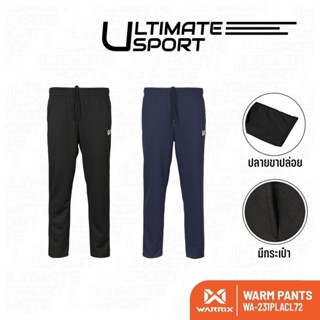 WARRIX กางเกงวอร์มขายาว ขาปล่อย รหัส WP-231WRACL72 Jogger ใส…
