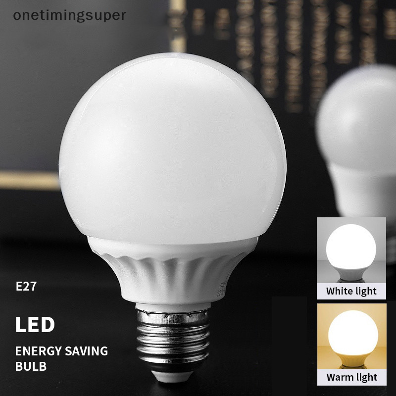 Onetimingsuper E27 หลอดไฟ Led 3W 5W โคมไฟ Led ประหยัดพลังงานเย็นสีขาวหลอดไฟ Led Dragon Ball หลอดไฟสําหรับห้องนั่งเล่น Home Light OTP
