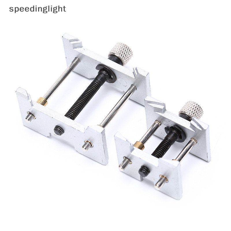 Speedinglight 2 ชิ ้ นนาฬิกาผู ้ ถือการเคลื ่ อนไหวโลหะช ่ างซ ่ อมนาฬิกา Clamp ซ ่ อมเครื ่ องมือ Speedinglight