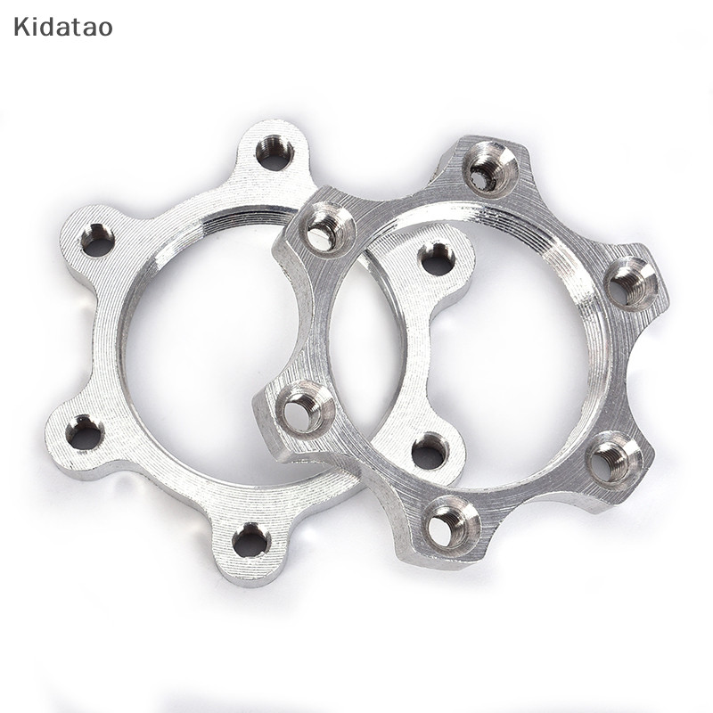 Kidatao Bike Freewheel เกลียวฮับดิสก์ดิสก์เบรกโรเตอร์ 6 Bolt Flange Adapter ใหม่