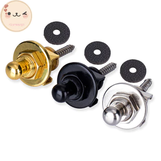 Chee Guitar Strap Lock Metal Bass Strap Studs Anti-offGuitar Strap Locks EN