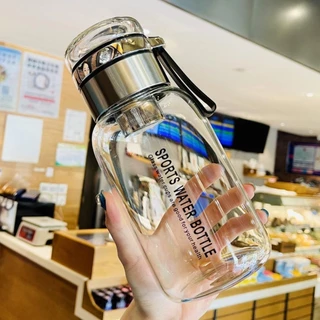 Mossmema ขวดน้ําแก้ว, Leakproof ถ้วยแก้วใส, Drinkware พร้อมที่จับพร้อมฝาปิด 750ml/1000ml ความจุขนาดใหญ่ถ้วยน้ําผลไม้นม แบบพกพา ขนาดใหญ่ จุของได้เยอะ คุณภาพสูง สําหรับกลางแจ้ง Home Office