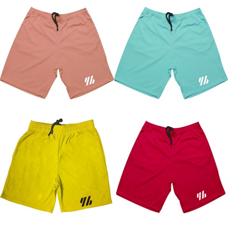 Healthland กางเกงขาสั้นผู้ชาย กางเกงขาสั้นเอวยืด Men Shorts with Pockets M-3XL 13