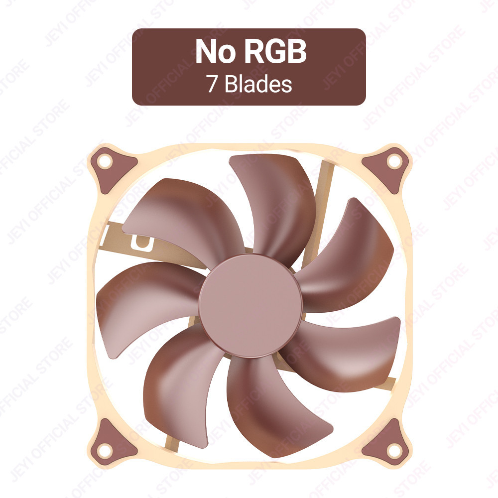 Jeyi 120 มม.PC RGB พัดลมระบายความร้อน AURA SYNC RGB พัดลมคอมพิวเตอร์ Ultra Silent Heatsink Ventilado