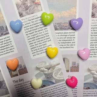 Love heart แม่เหล็กติดตู้เย็น Pegboard อุปกรณ์ตกแต่ง