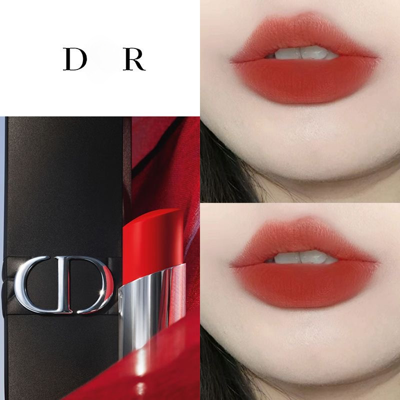 D*r Matte Black Tube Lock Color Lipstick 3.2g 855#558#999#720#840#760#525#200#647#