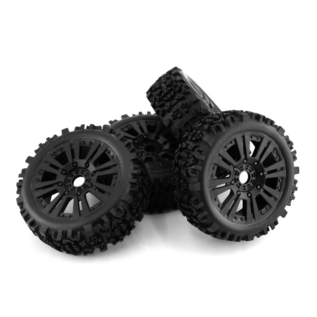 4pcs 120 มม.1/8 RC Off-Road Buggy ล้อยาง 17 มม.Hex สําหรับ ARRMA Typhon Talon Traxxas Redcat ทีม Losi Kyosho HPI HSP VRX RC รถ ราคา ถูกที่สุด ดีลบีเคเค แกลเลอรีภาพที่ 5