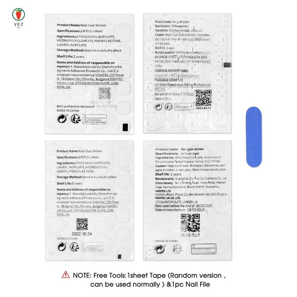 เล็บปลอมสีดําสีขาวมันวาวพร้อมเล็บปลอมที่ยืดหยุ่นเป็นพิเศษพิมพ์ลายหัวใจ